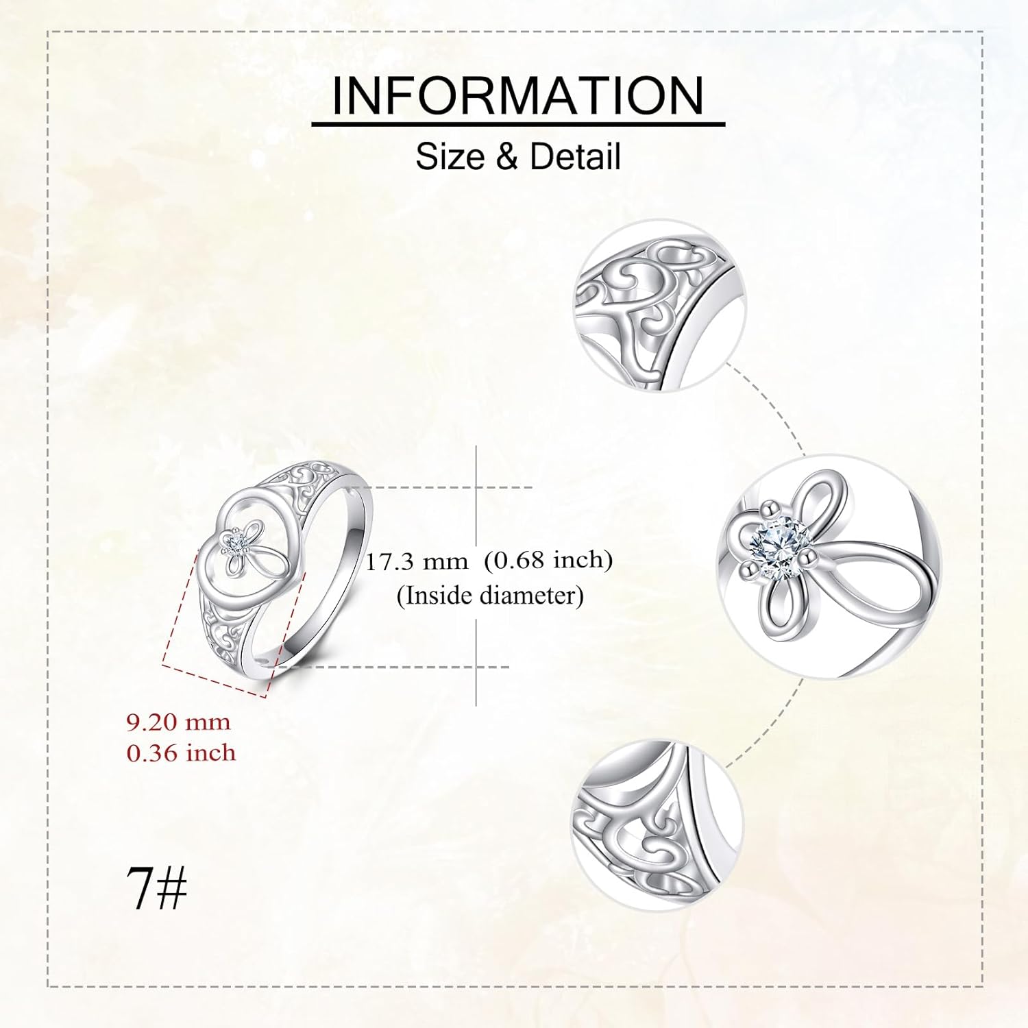 Lab Grown Diamond Cross Ring Sterling Silver 2.25mm 0.034 ct Diamond Faith Rings Christian Religious Jewelry Gift for Women