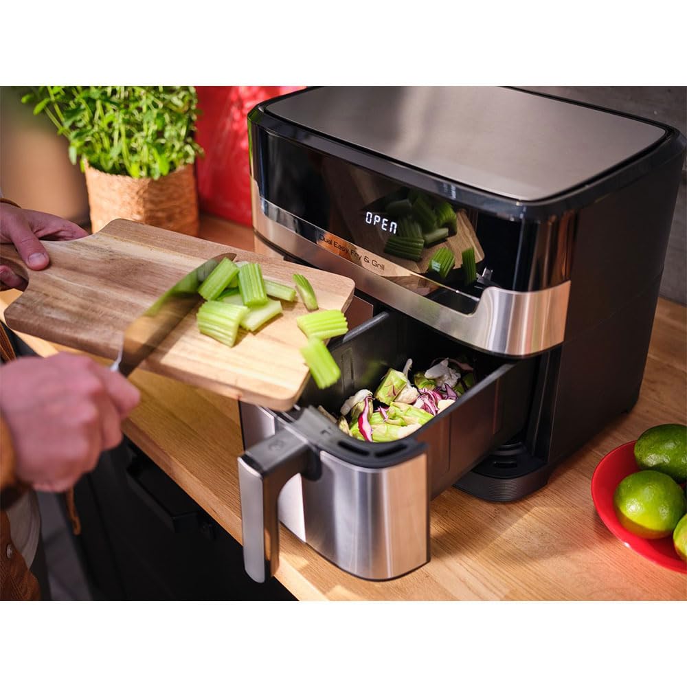 Tefal Dual Easy Fry & Grill EY905D Friteuse à Air Chaud Ansicht 5