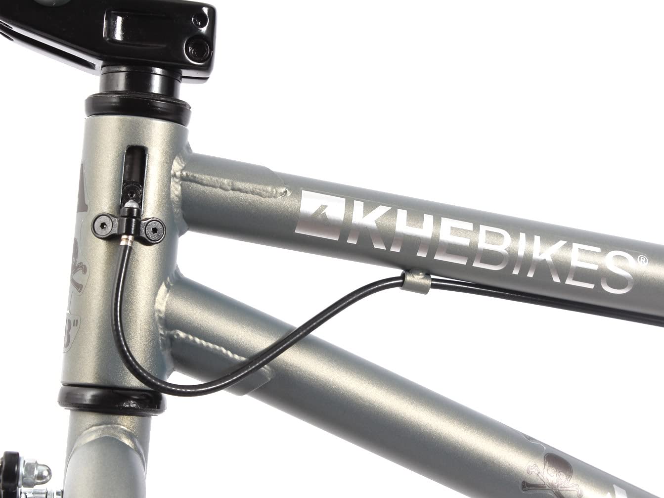 KHEbikes BMX Fahrrad Arsenic, 18 Zoll, patentierter Affix 360° Rotor, anthrazit grau, für Kinder und Jugendliche, leichtes Gewicht nur -10,1kg!