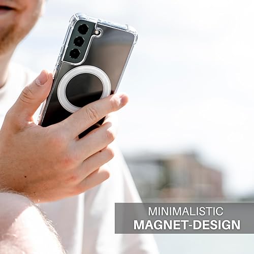Miniatura 5 de Funda magnética para Samsung Galaxy S21 Fe para MagSafe, a prueba de golpes, funda para Samsung S21 Fe para MagSafe transparentetransparente, funda