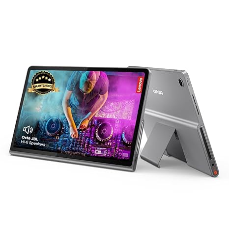 Lenovo (Smartchoice) Tab Plus with Octa JBL Hi-Fi Speakers| 8 GB RAM, 256 GB ROM| 11.5 Inch, 2K, 90 Hz Refresh| Wi-Fi Tablet| Android 14| 45 W Fast Charger| Built-in Kickstand| Color: Luna Grey