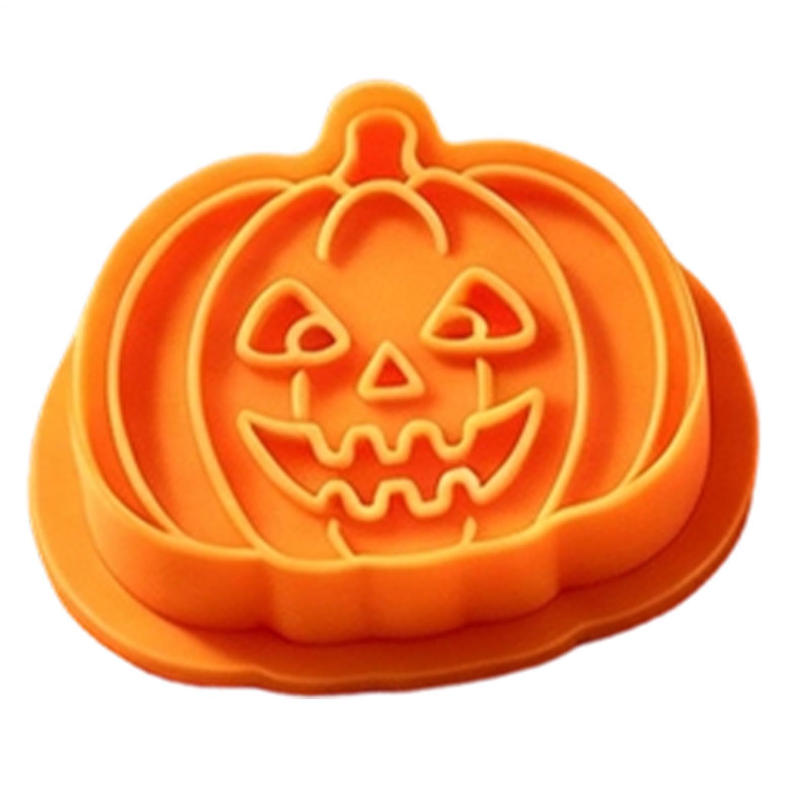 Piccole formine per biscotti di Halloween, riutilizzabili, in rilievo, per