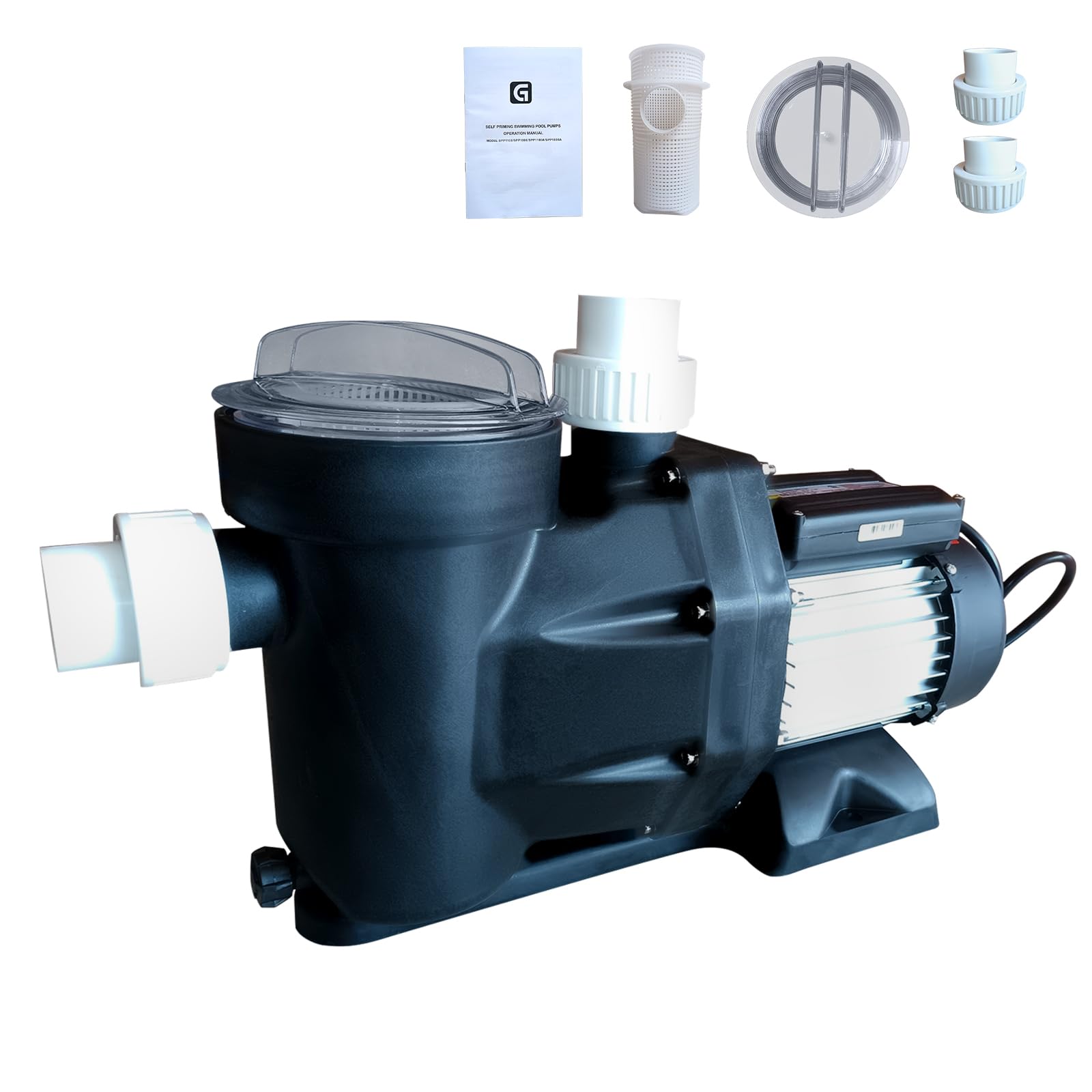Snapklik.com : 3.0HP Swimming Pool Pump, 220V Single Speed Pumps Above ...