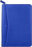 Vista 7 de Portafolio Junior Padfolio con bloc de escritura de 5 x 8, carpeta organizadora de negocios A5, estuche de combinación multifunción para Negro