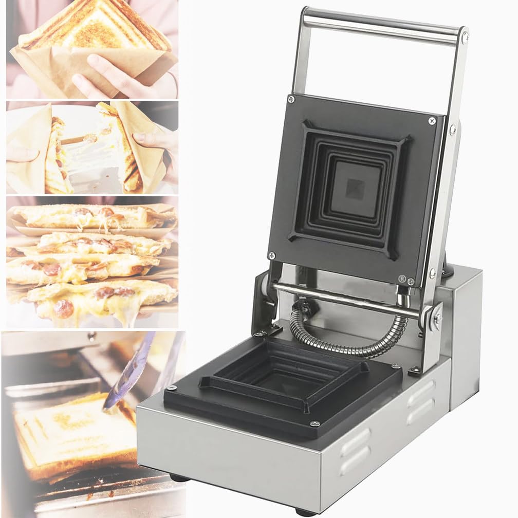 Komercyjny ekspres do kanapek Panini, opiekacz do kanapek, toster do kanapek na śniadanie, patelnia do kanapek, kemping, szynka, steki, kompaktowy grill elektryczny