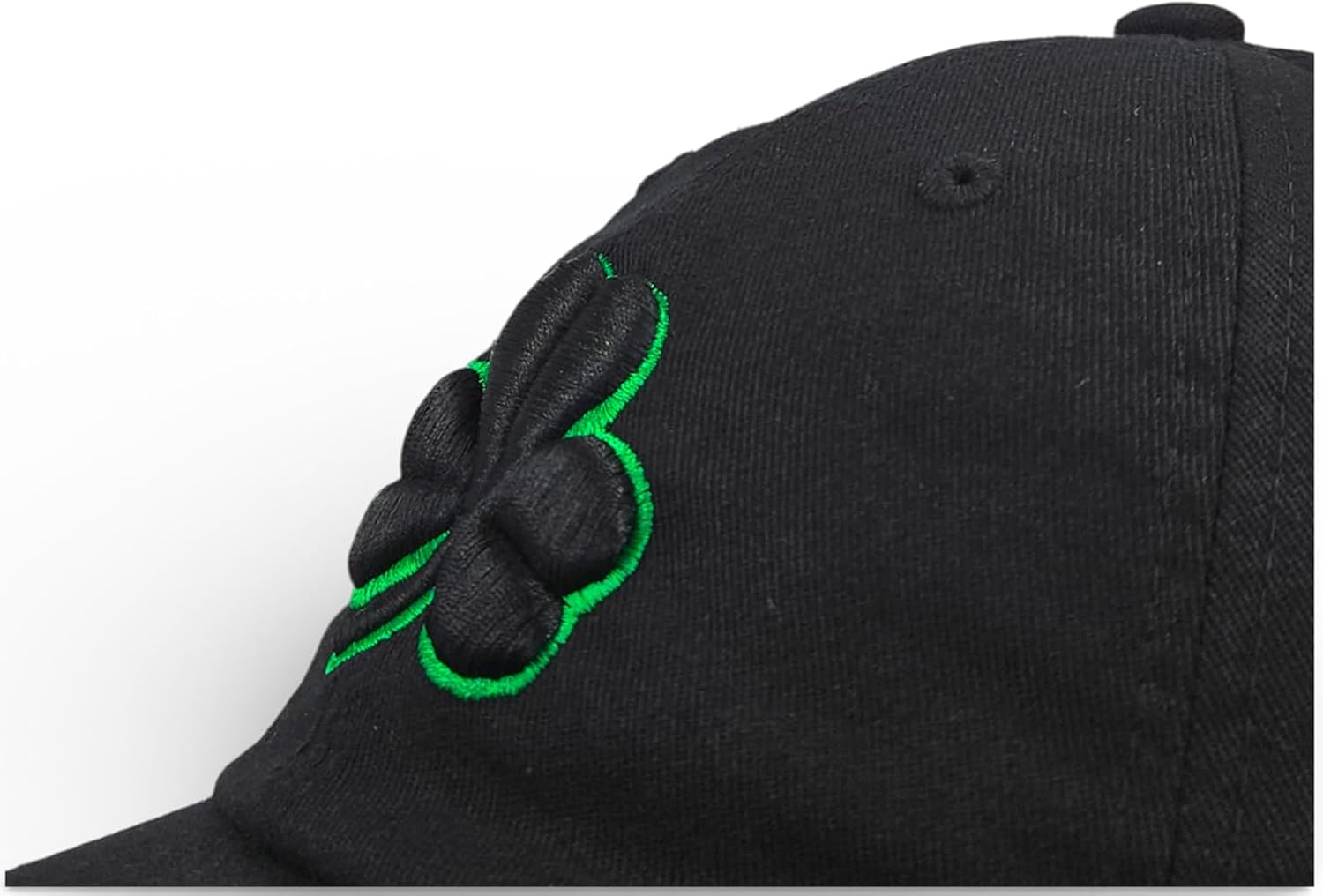 Shamrock 3D Embroidered Cotton Baseball Cap for St Patricks Day – Classic Dad Hat Adjustable Metal Buckle Unstructured - Image 3