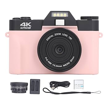 4K Ultra HD ビデオカメラ 48MP Wi-Fi機能付き 414f3ScASRL.jpg
