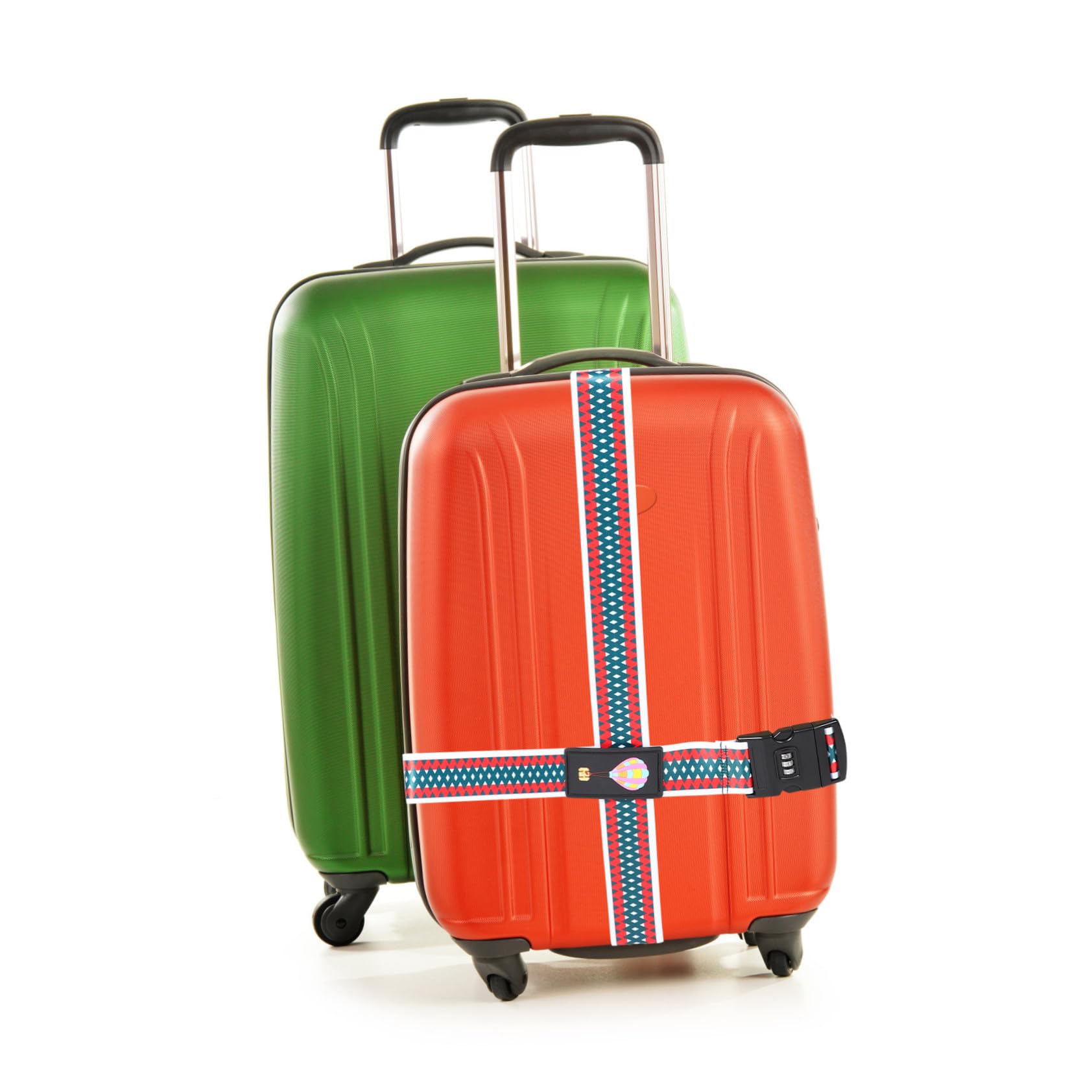Beaupretty 5 Piezas Correa para Equipaje Ajustable con Candado de Combinación Diseño de Dibujos Animados Cinta Cruzada para Maletas Accesorio Seguro para Viajes y Negocios Protección de