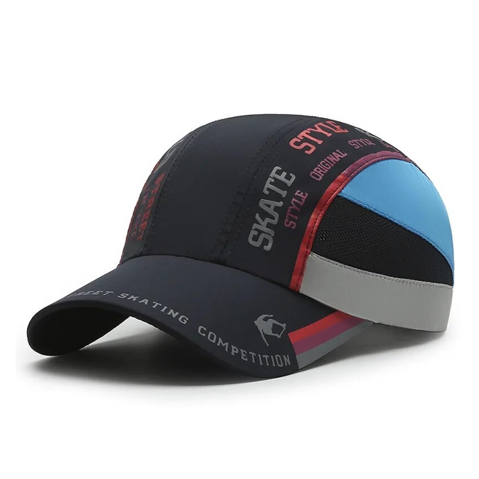 Gorro de Verano de Secado rápido for Hombre, Gorra de béisbol con Costuras Estampadas, Visera for Deportes al Aire Libre, Tenis for Mujer, Sol Ajustable, 1 ud.