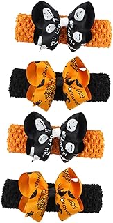 SAFIGLE 4pcs Headband Kids Hair Accessories Infant Hair Ties Baby Head Bands Kids Headband Infant Headbands Party Baby Hairband Halloween Bow Hairband Infant Hair Band Children Headdress