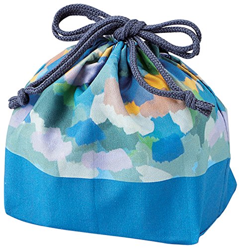 竹中 日本製 竹中 巾着袋 キャンディポップ ランチ巾着 ブルー T-76378