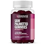 Saw Palmetto for Women with 2500mcg Biotin - DHT Blocker and Hair, Skin, Nail Health Gummies - 120 Count - Supports Stronger and Fuller Looking Locks and Radiant Skin - Vegan, Non-GMO, 2 Month Supply