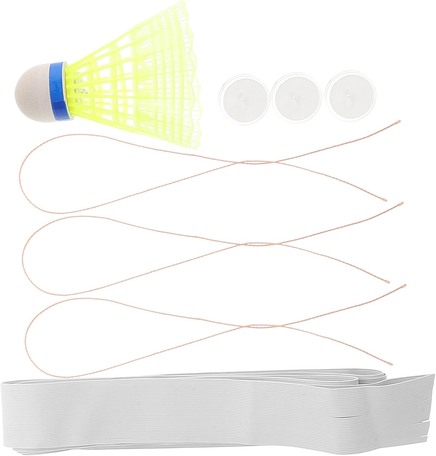 Badminton Training Kit Portable Adjustable Rebound Trainer for Practice Automatic Elastic Cords Convenient Space Saving Design for Indoor and Outdoor Skill Enhancement