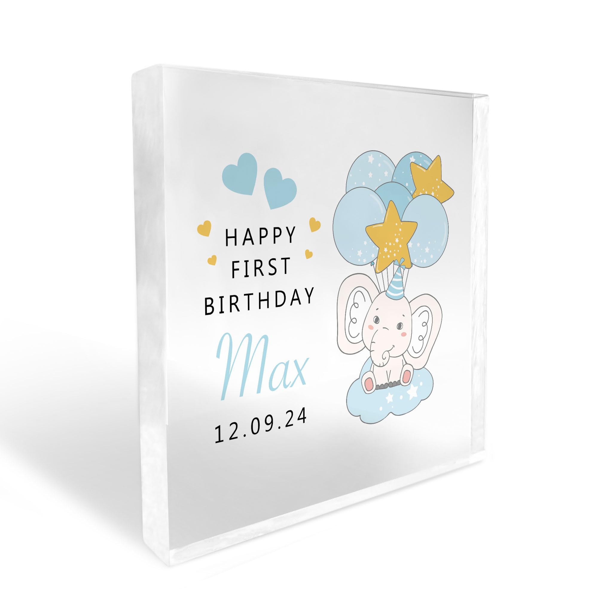 Red Ocean PERSONALISED 1st Birthday Gifts For Baby Boy Baby Girl First Birthday Gift For Son Daughter Grandson Grandaughter Gift For Baby First Birthday Keepsake