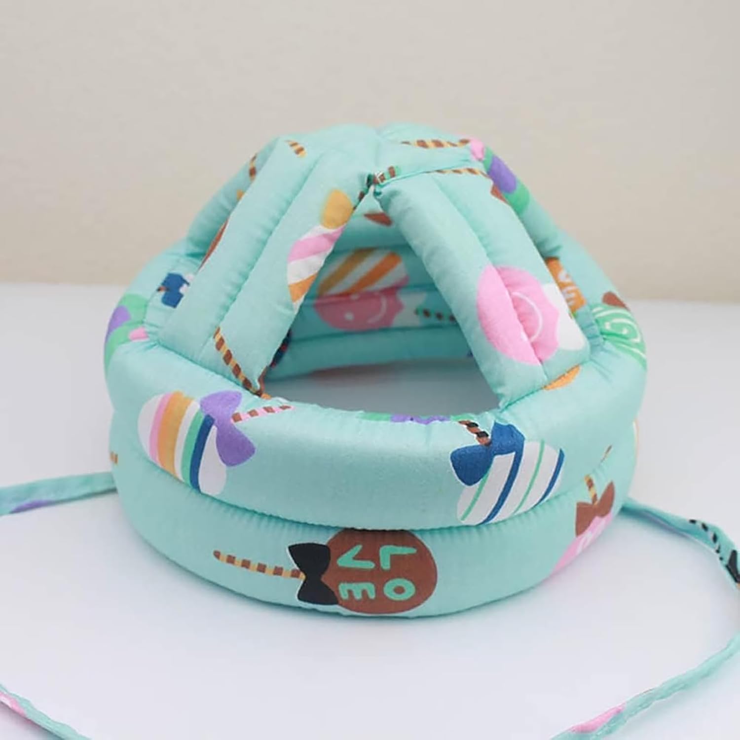 Baby Safety Helmet Infant Protective Hat Toddler Protector Cap Walking Harness Cotton Soft Helmet for Learning to Climb and Walk Baby Fall Back Head Protector