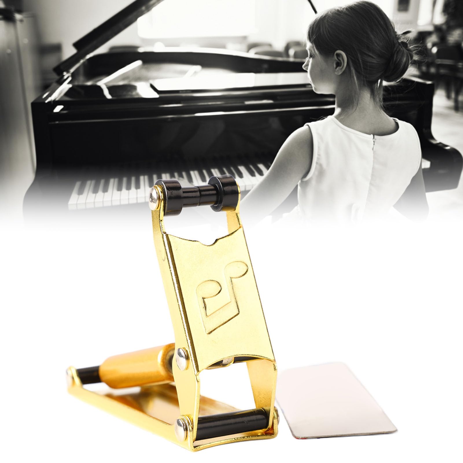 Aleta de Amortiguación de Piano, Protección de Dedos Tapa Silenciosa Dispositivo de Caída de Cierre Lento Retardador de Acero Suministro de Seguridad de Piano para Dispositivo de