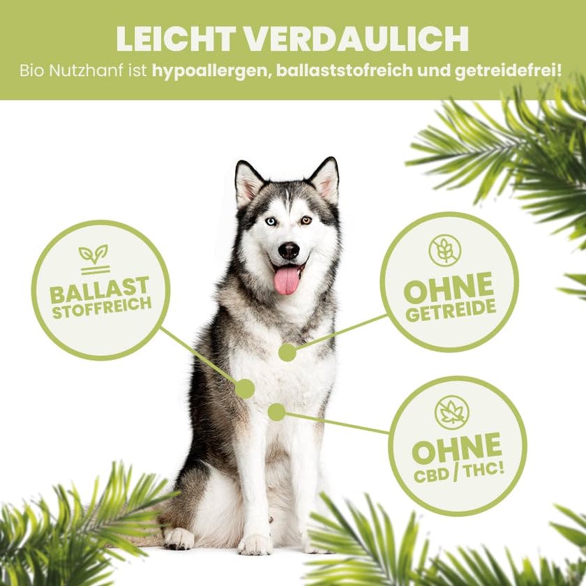 SANUUS Vegane Hundeleckerli Bio Hundesnacks aus Hanfpellets 2x500g - 100% natürliches Hundeleckerli getreidefrei für Hunde als Trainingsleckerli oder Hundesnack vegetarisch - Made im Allgäu