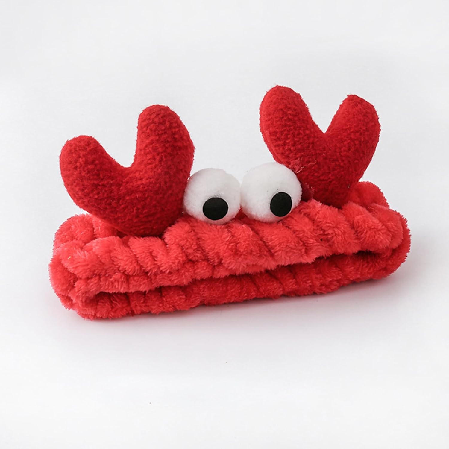 4PCS Face Wash Headband Cute, Soft Spa Headband for Washing Face, Coral Fleece Elastic Frog Crab Snail Head Band, Cartoon Makeup Headbands Creative Hair Accessories for Spa, Skincare, Makeup - Image 8