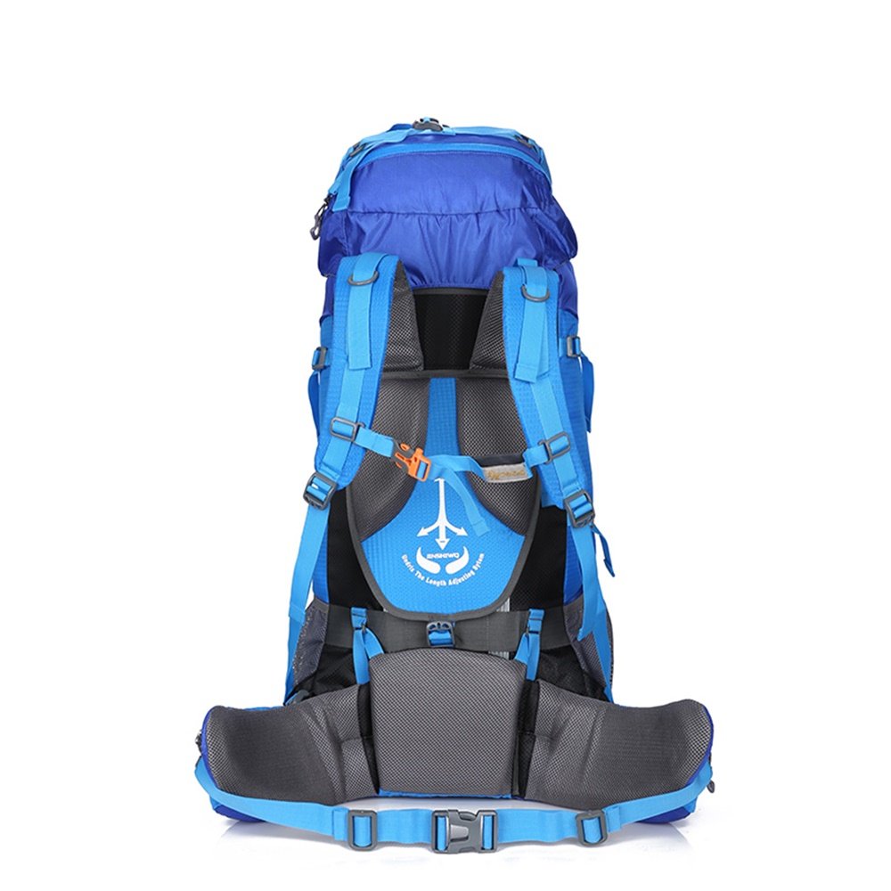 Jian ya na al aire libre Montañismo gran capacidad 80lwaterproof transpirable Suspensión Soporte Mochila Ciclismo y Senderismo Mochila con cubierta para la lluvia