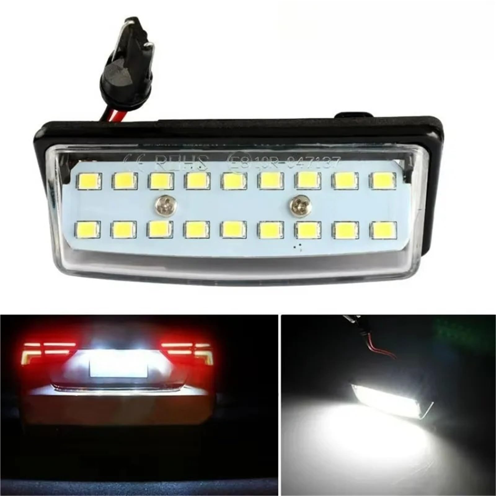 Luces Matrícula Coche Para TEANA J31 Para Maxima Cefiro Para Altima Para Rogue Para Sentra Para Infiniti Iluminación LED Para Matrícula De Coche SMD De 12V