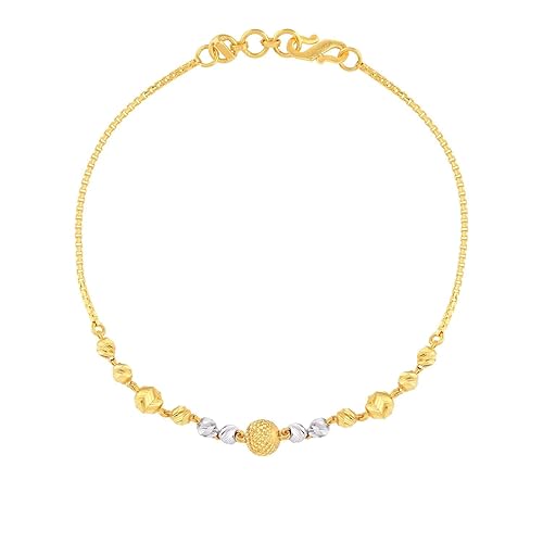 Malabar Gold and Diamonds 22k (916) Two Colour Gold Bracelet for Women