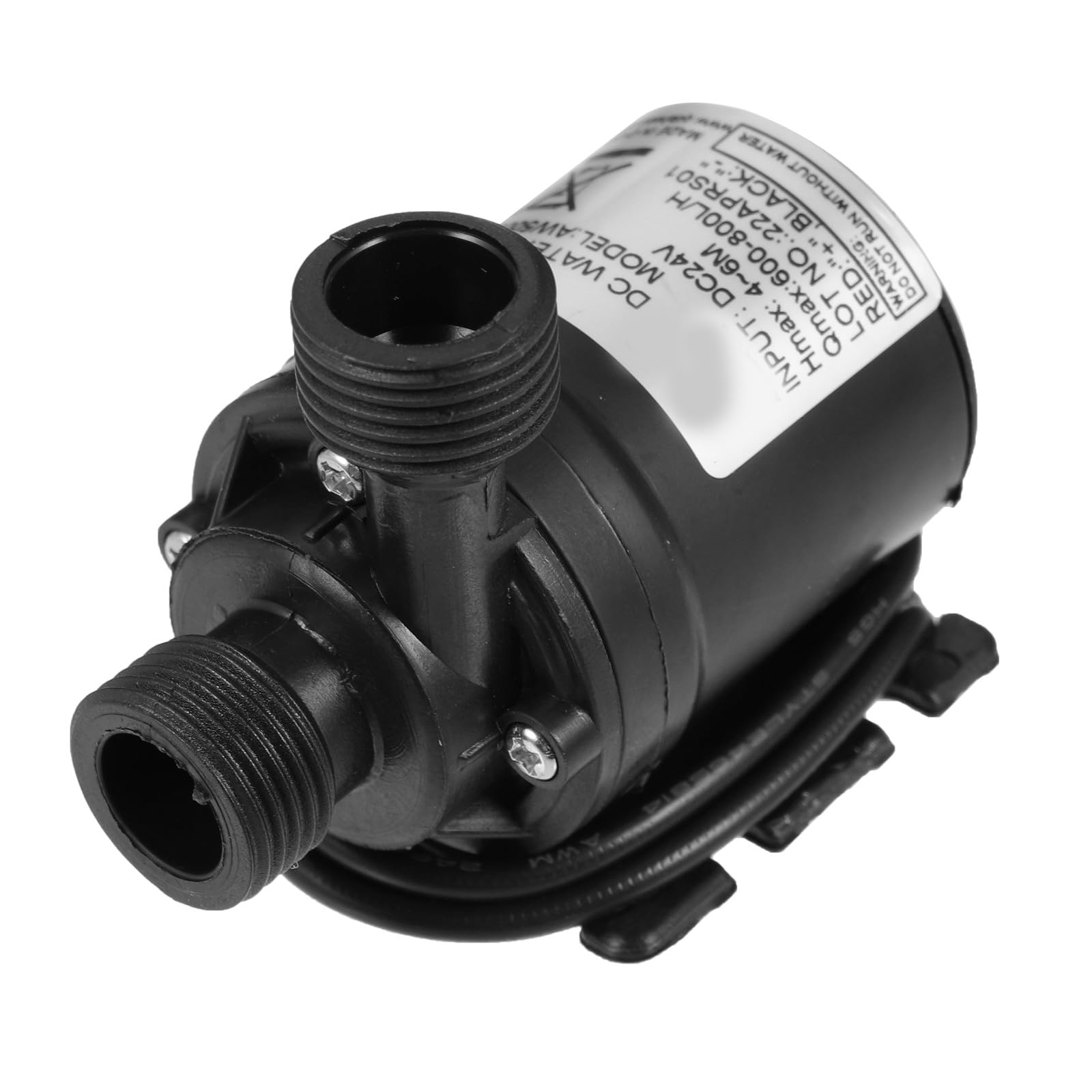 FRCOLOR Bomba Sumergible Capacidad 600-800m³/h de Agua Silenciosa Dc24v Tecnología de Reducción de Ruido, Abs Resistente para Estanques y Circulación de Agua