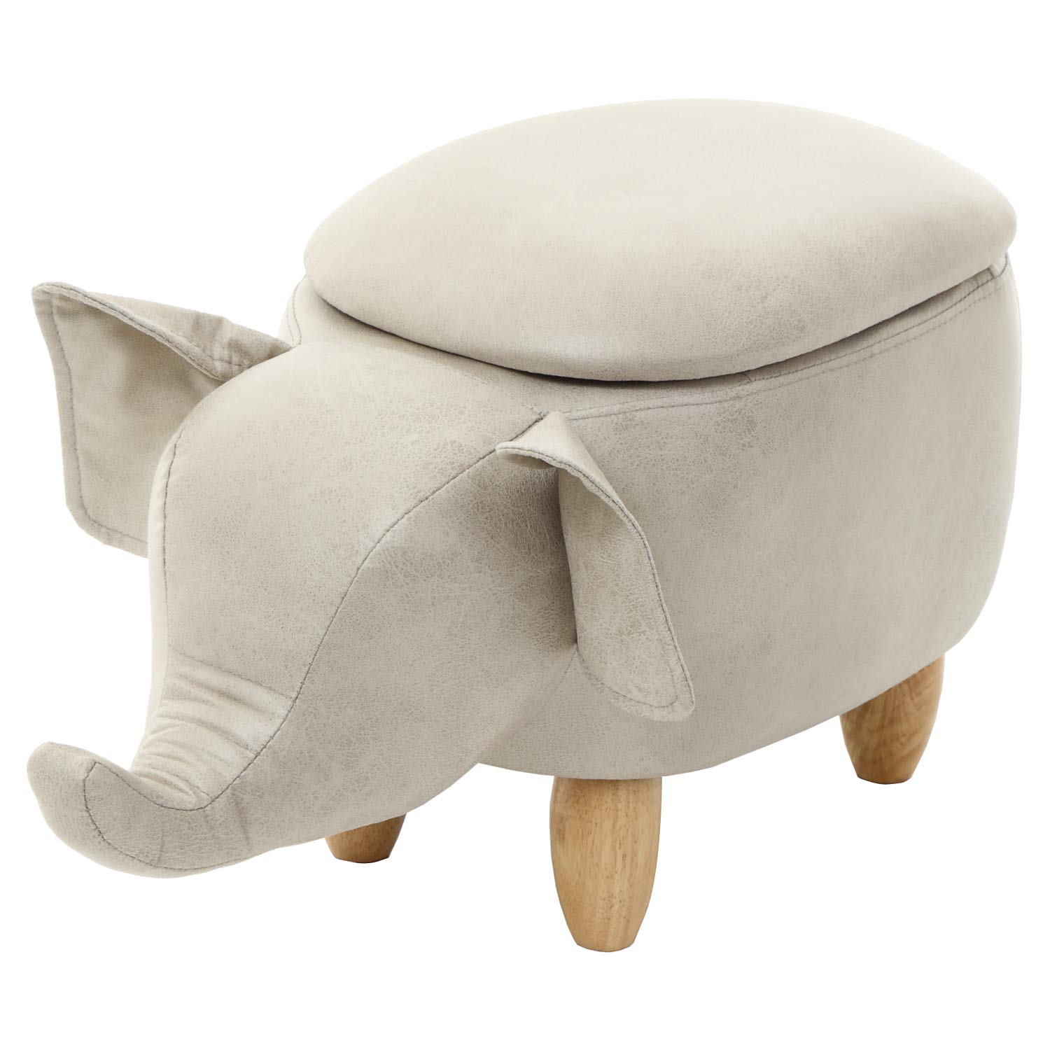 Amazon｜アニマルスツール 収納つき ゾウ 収納スツール