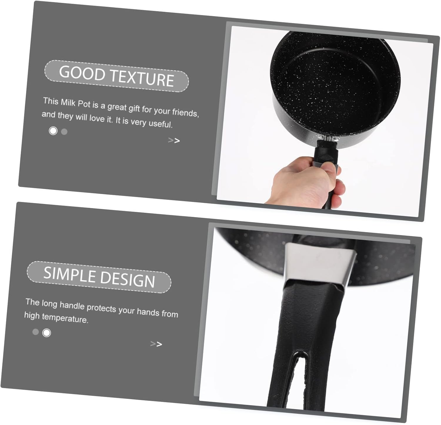 ソースパン ホームフードボウル 多機能 ハンドヘルド 点線バーポット Cm ミルクストックポット 耐熱加熱デザイン 調理浸漬ハンドル