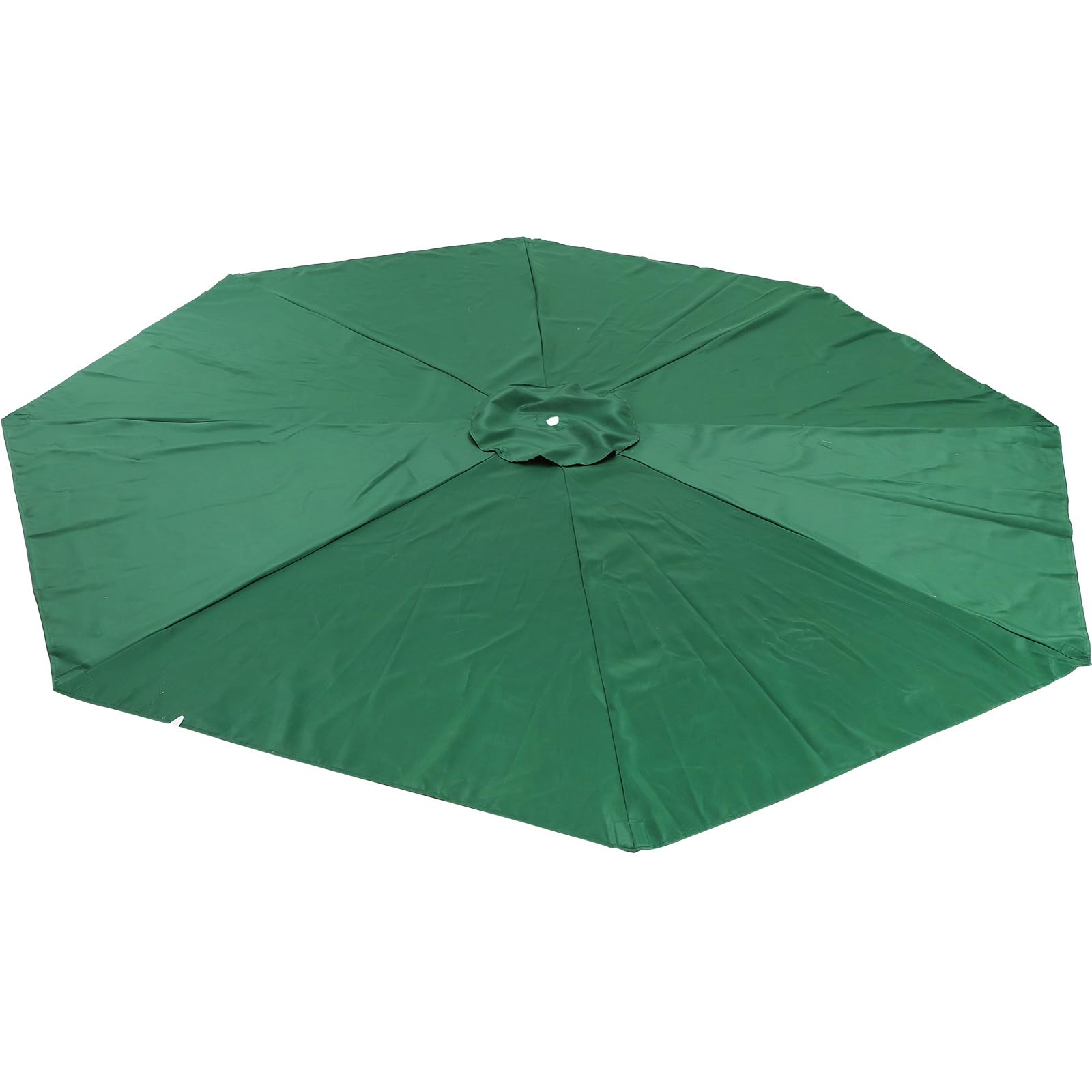 Hemoton Sombrilla de Recambio para Sombrilla Exterior para Sombrilla Portátil Mercado Mesa Paraguas (Verde/8 VARAS/Sin Estructura) 300Cm