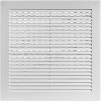 Vista 13 de Vent Systems 3 x 3 pulgadas (dimensiones de apertura) - Cubierta de ventilación de plástico blanco Soffit - Rejilla de ventilación cuadrada plana