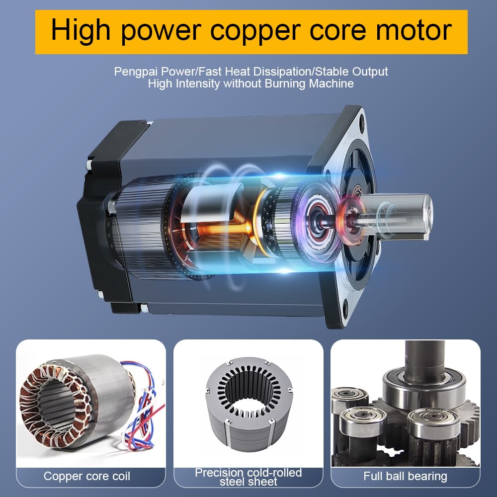Servomotore 400W 600W 750W 1000W con flangia 60 80 17 Bit Assoluto AC 220V Servo Driver ad alta precisione Servo magnetico 3000-6000RPM (1000W)