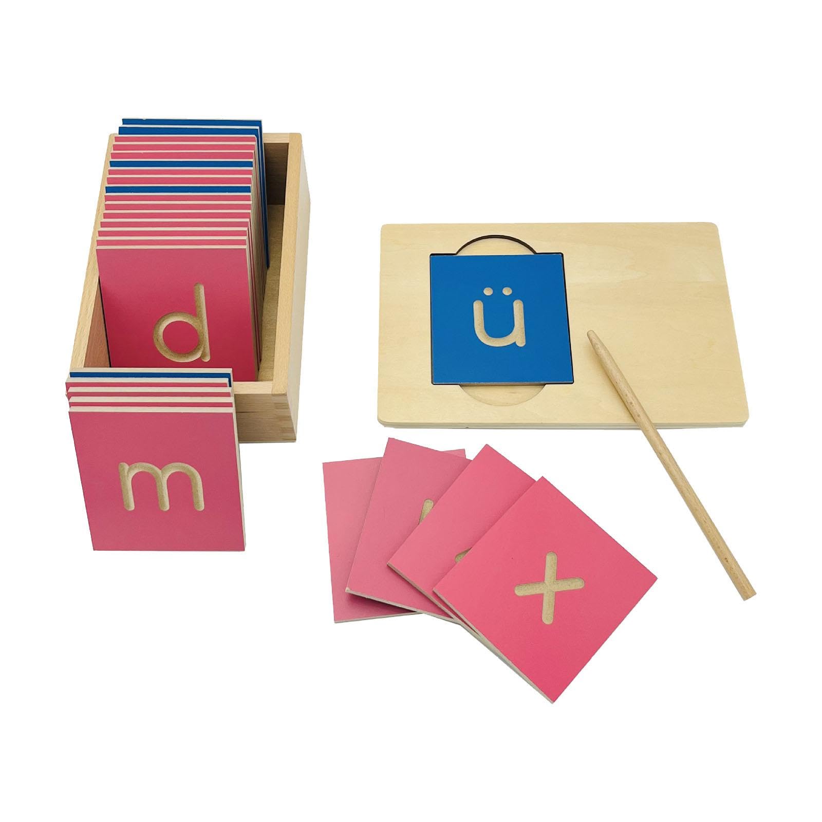 Materiale Didattico per Bambini, Allenamento Linguistico, Metodo, Lavagna per Tracciare Le Lettere, Giocattolo Educativo per attività, Lettere
