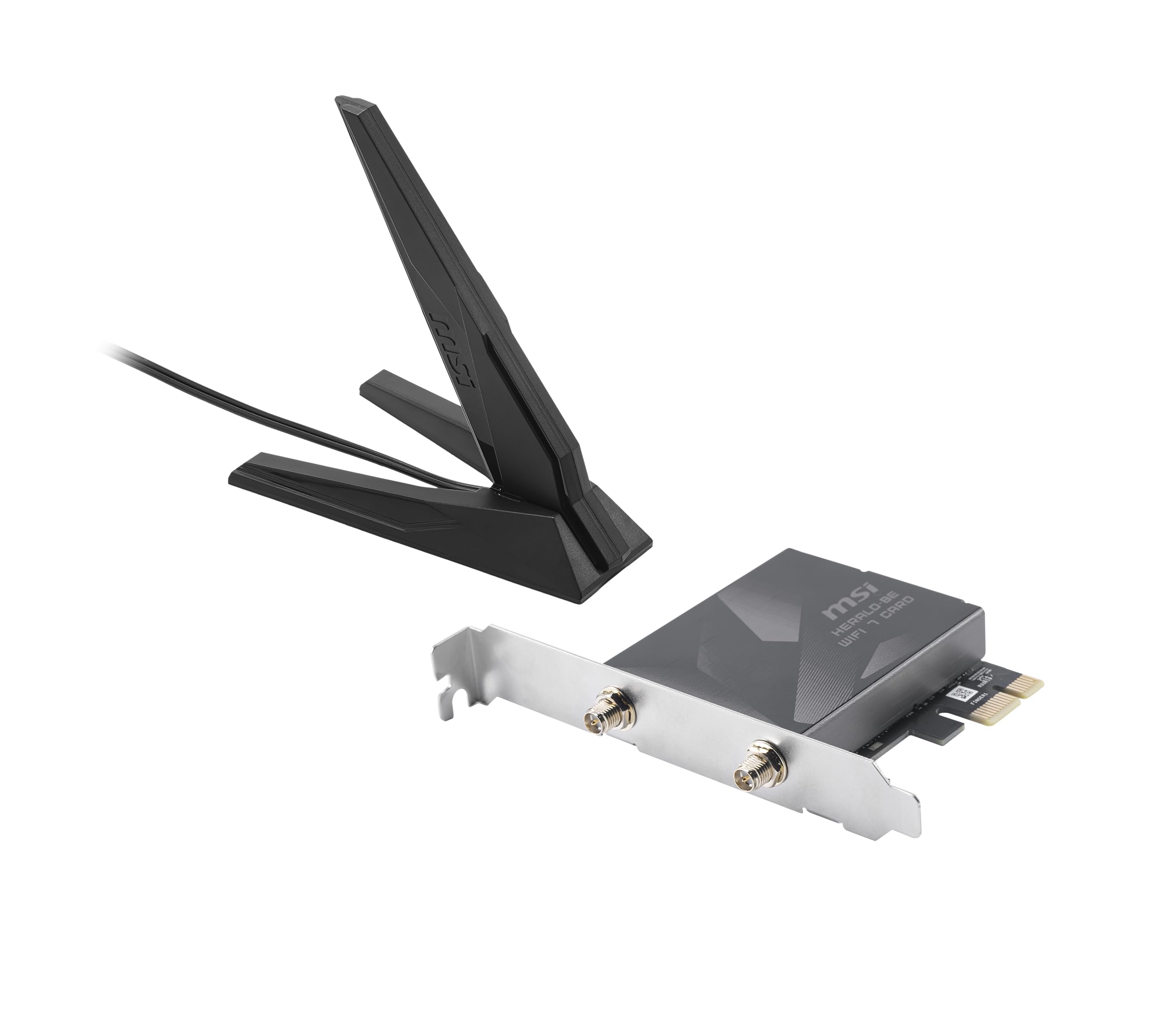 Amazon.com: MSI Herald WiFi 7 PCIe Card for Desktop PC BE9400 Tri