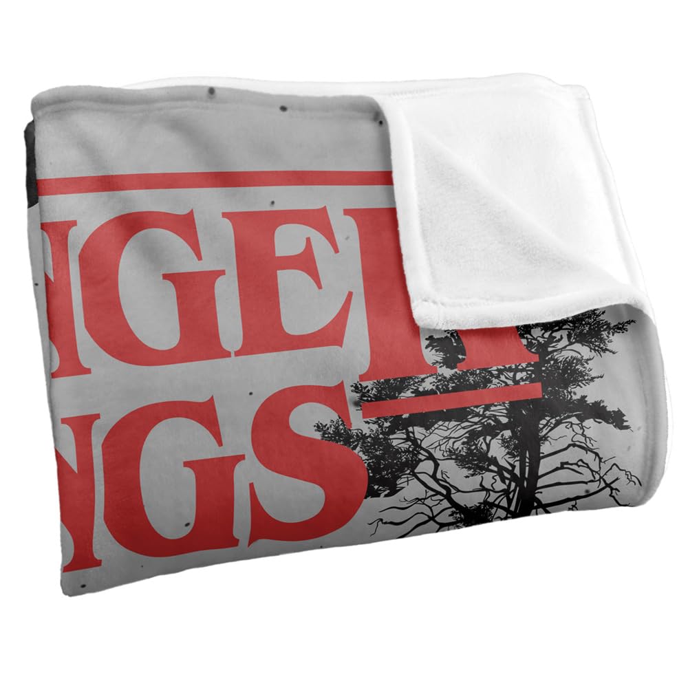 Cose più strane Stranger Things Upside Down, copriletto super morbido al tatto, 152 x 127 cm
