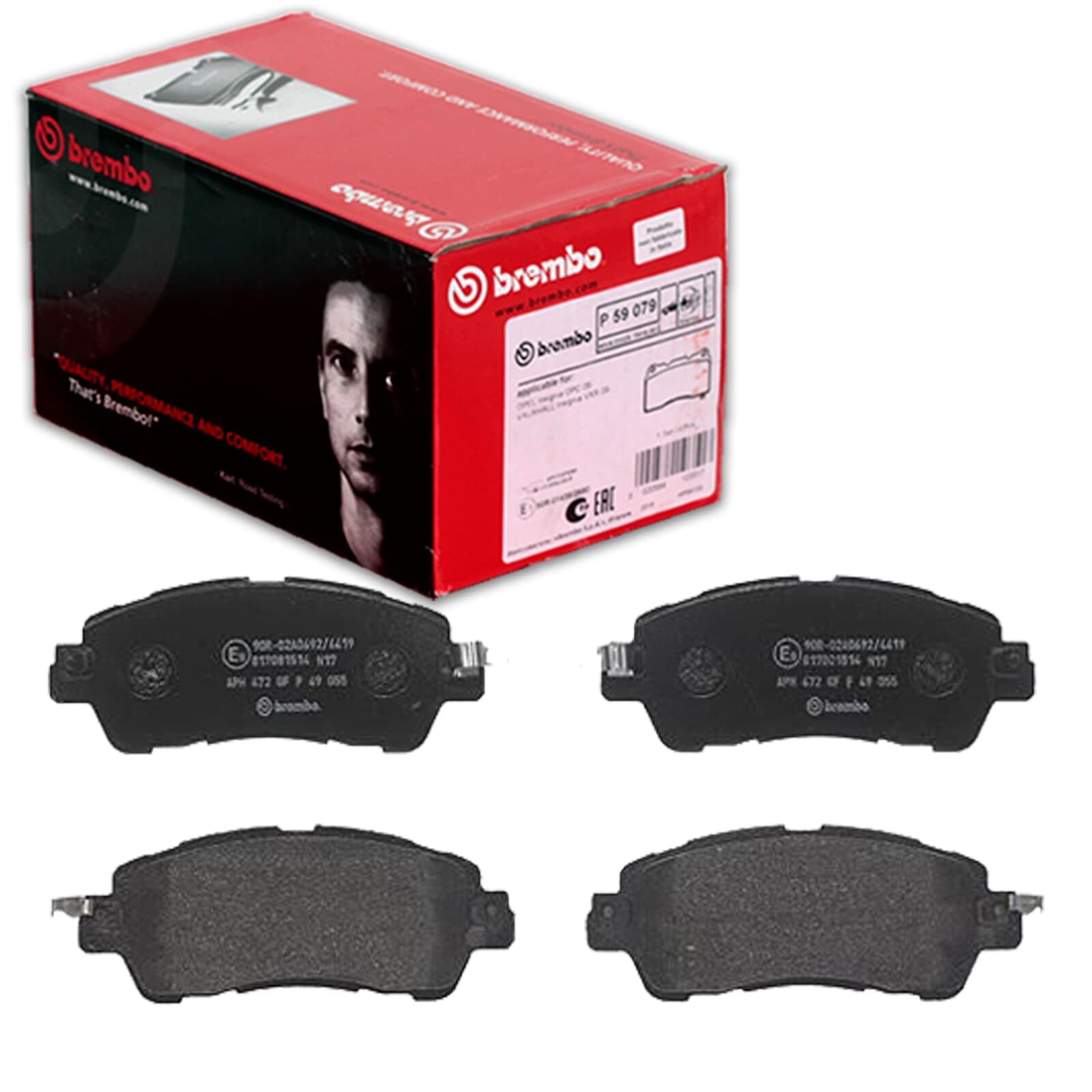 Brembo P 49 055 - Pastiglia Freno - Anteriore-image