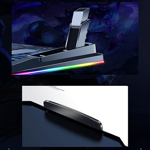 Miniatura 7 de Aluminum Laptop Cooling Pad Coolers for Notebook Gaming Fan Stable Stand Adjustable with USBUSB C Port Coolers