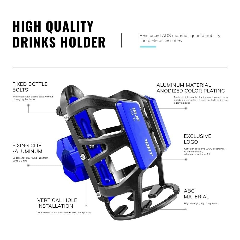 Portabotellas Motocicleta Soporte para Botella De Agua Y Bebidas para Motocicleta, para Vasos, para para Supersport 950 950S S