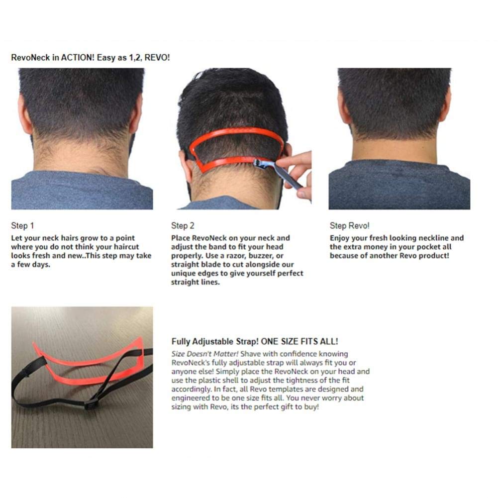 Strumento di Barbiere del Collo dei Capelli di Taglio Mold Guida Line Scollo Tagli Capelli Template Template Collo Linea Sottile