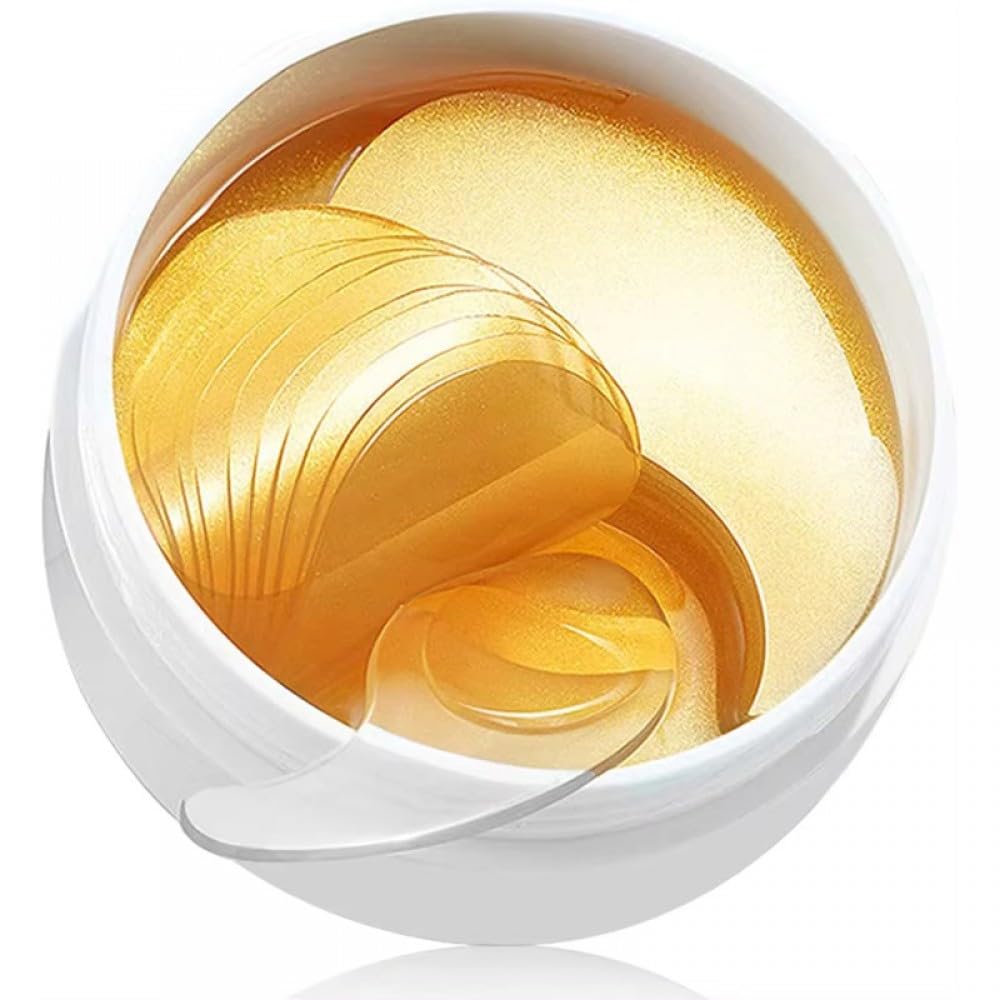 aastik sales 24k gold moisturising eye pacheshes Puffy Eye & Dark Circles Treatments,Reduce Under Eye Bags and Smooth Wrinkles, Skin Care Pads | Hydrogel Patch Mask Eyes Treatment for Dryness Relief Eye Gel Pads with Hyaluronic Acid for Puffiness & Wrinkles, Under Eye Treatment Skin Care.-image-9