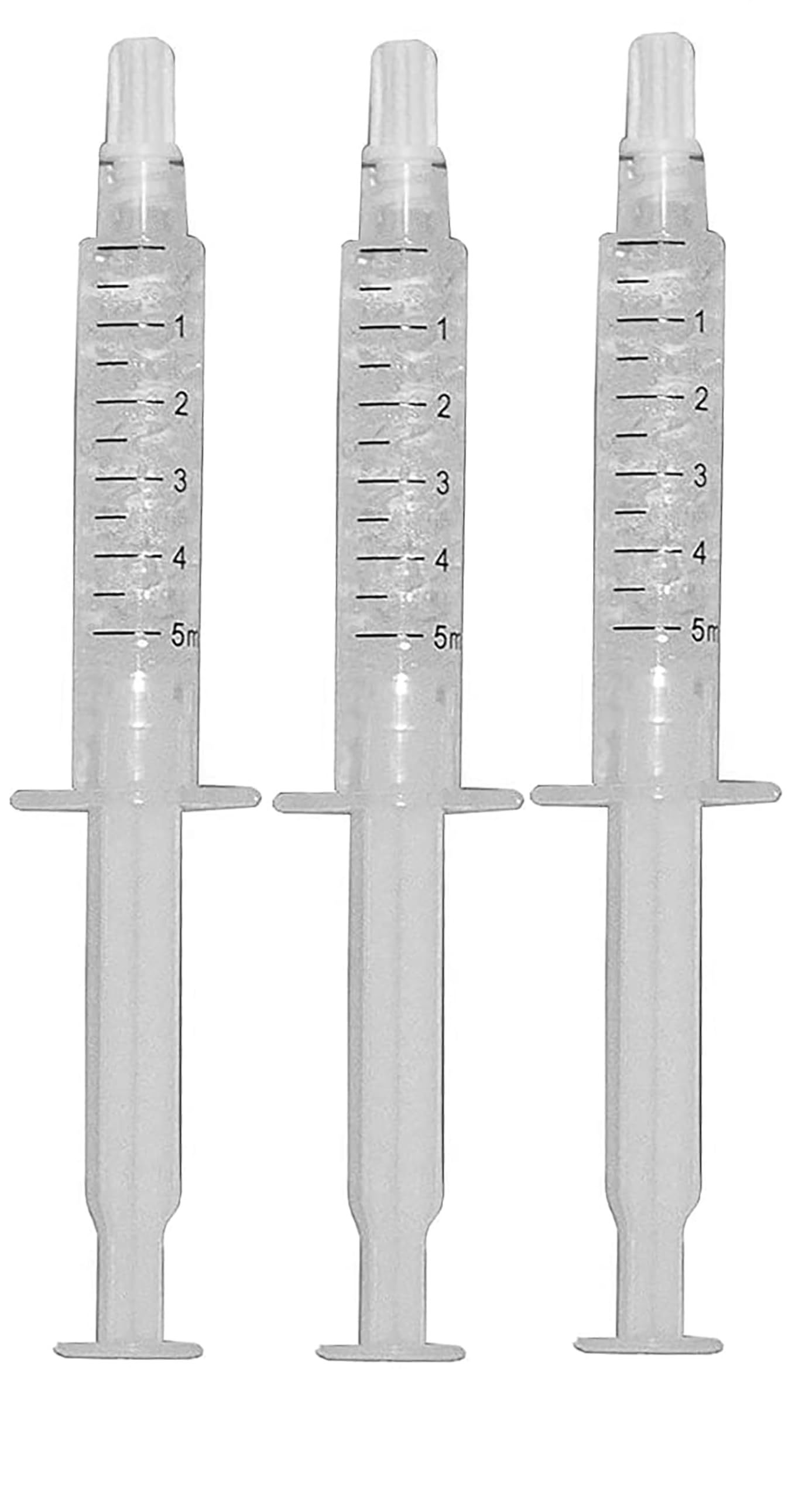 Bright White Smiles 44% Carbamide Peroxide Tooth Whitener Formula Teeth Whitening Gel Syringe Refill Pack,(3) 5ml Syringes,White