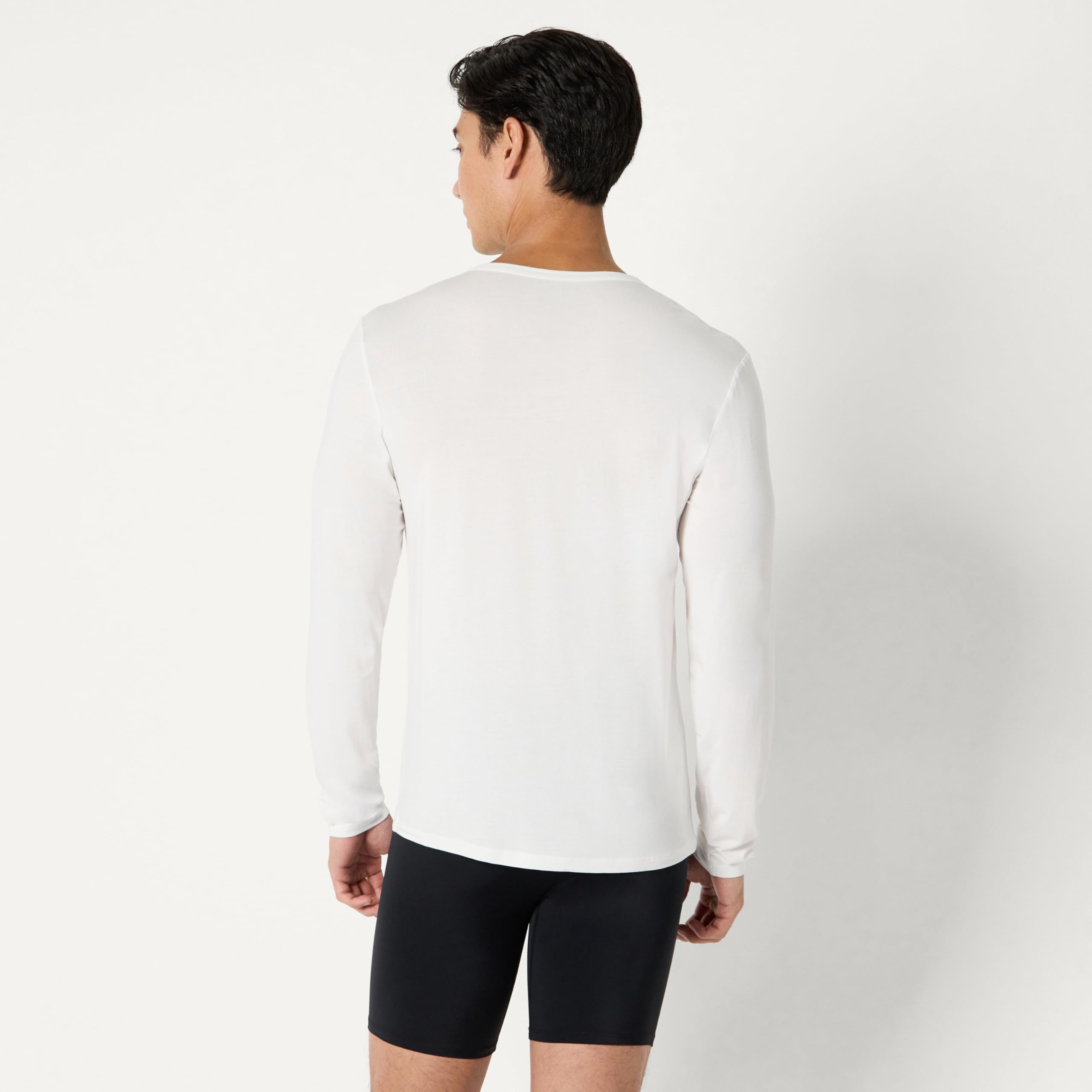 Amazon Essentials Homme Maillot de Corps en Modal Ultra Doux à Manches Longues