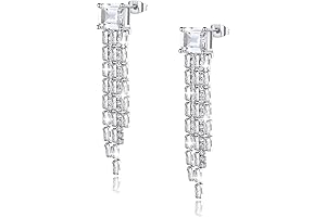 Captivating Dangle Diamond Earrings: Shimmering Elegance and Timeless Charm