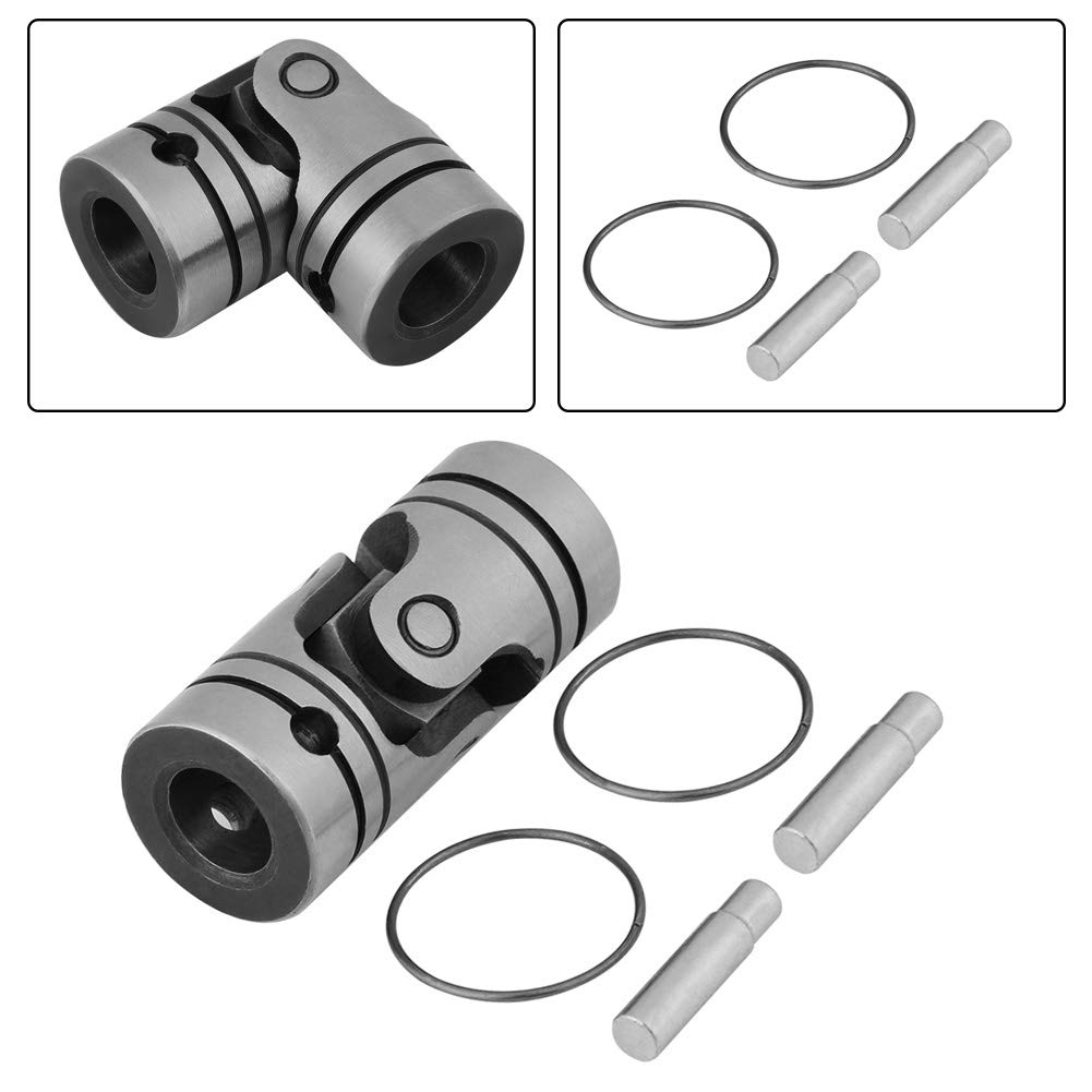Universal Joint Shaft Coupling, Diameter 16mm or 20mm Shaft Coupling Motor Connector DIY Steering Steel Joint for General Machinery(16mm)