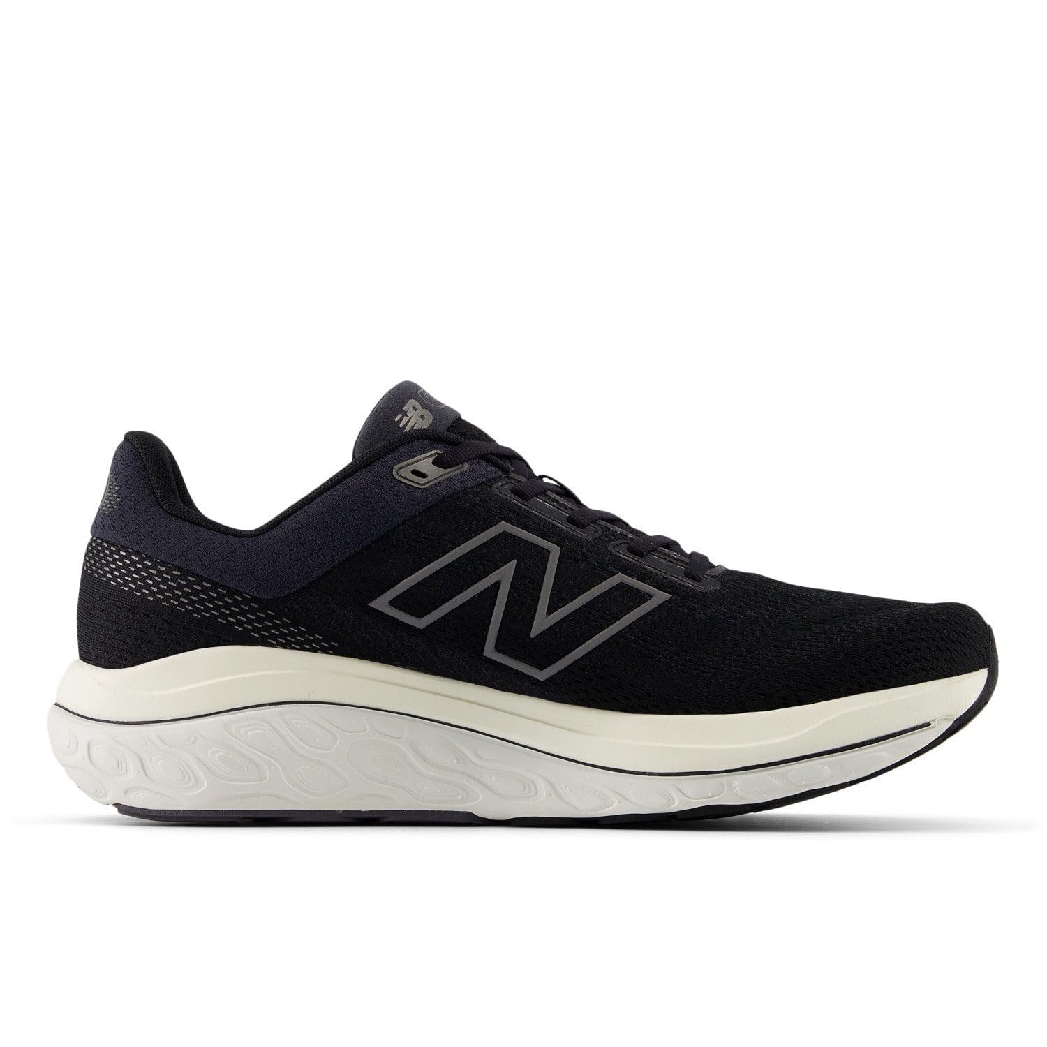 New Balance Men's Fresh Foam X 860 V14 Running Shoe, Black/Phantom/Sea Salt, 11.5