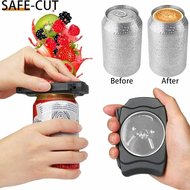 Easy-Grip Can & Jar Opener For Seniors - Manual Kitchen Tool For Weak Hands, Camping & Outdoors - View #3
