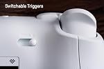 8BitDo Ultimate 2 Bluetooth Controller with TMR Joysticks, Switchable Hall Effect/Tactile Triggers, Vibration, Motion Control, RGB Fire Ring and Back Buttons for Switch/Switch 2 & Windows PC - Black