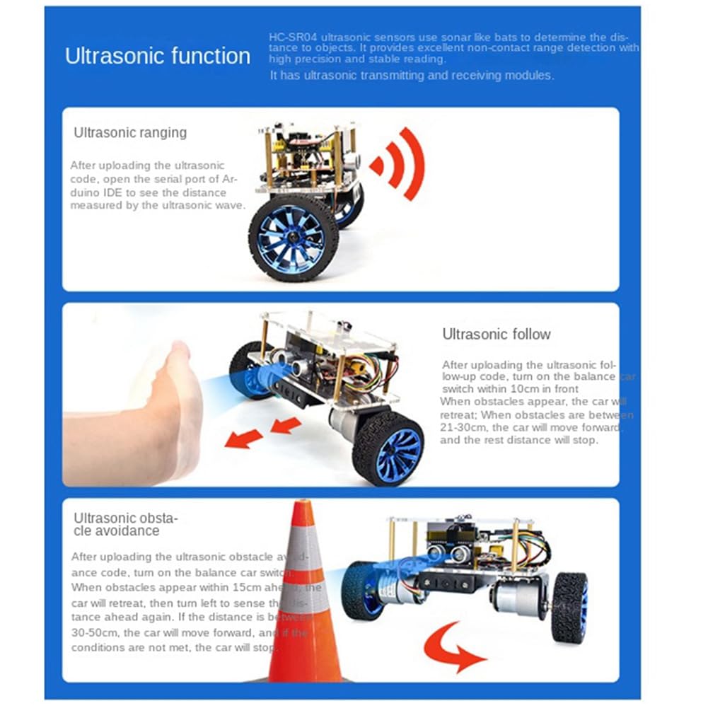 Programowanie Smart Robot Bluetooth Auto Smart Robot Kit części zamienne akcesoria elektroniczny zestaw do montażu pilota zdalnego sterowania DIY zestaw do nauki