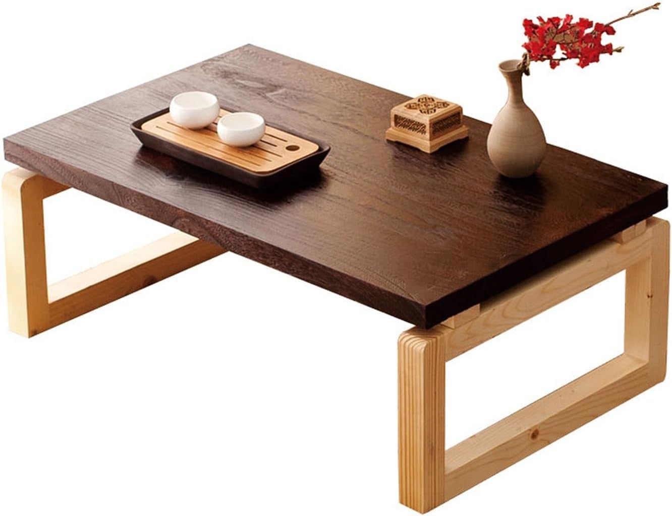 Table à manger en bois pliable polyvalente bureau d'appoint sol