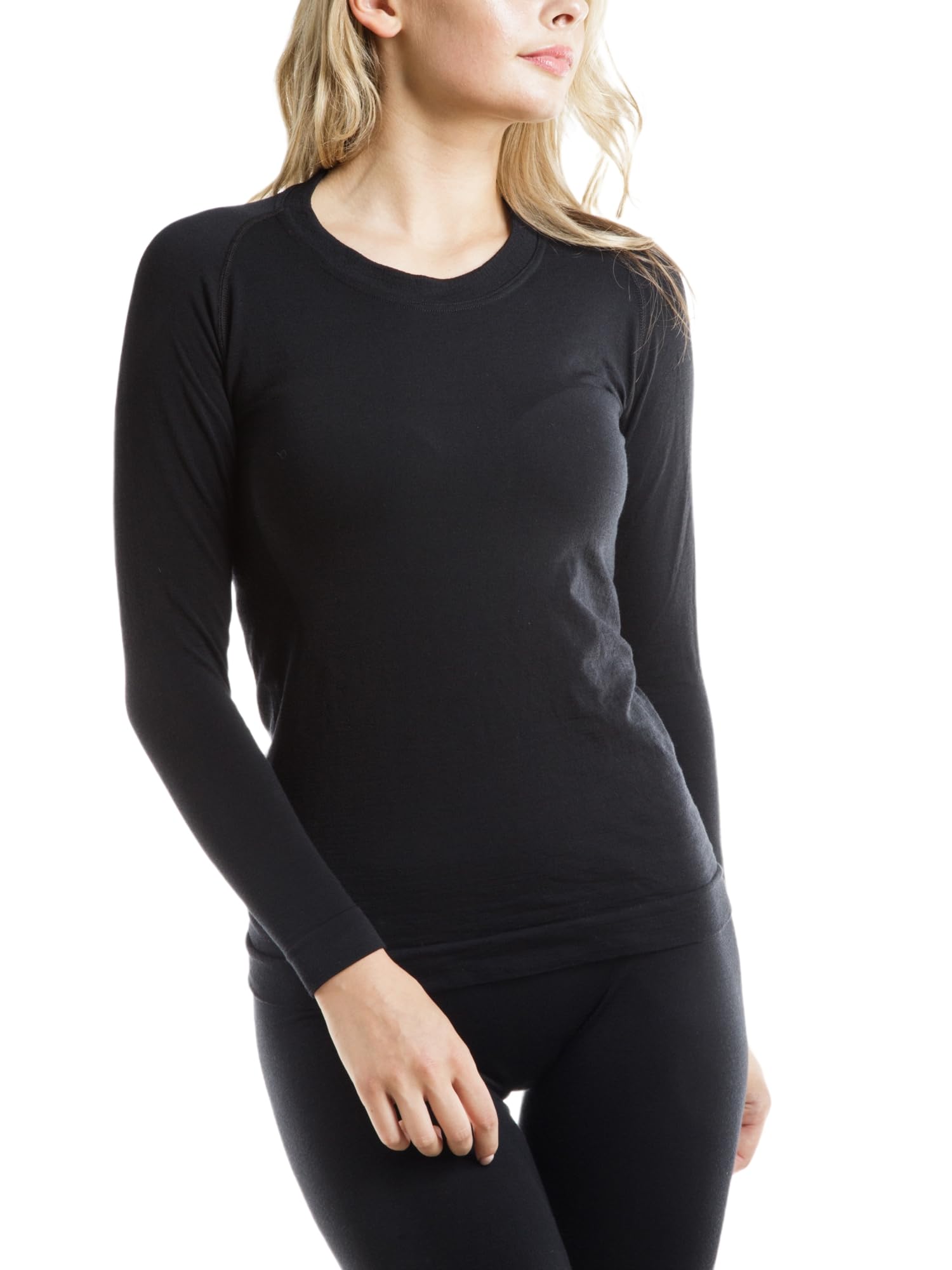 Relaxsan Zero 3220 – Camisa Térmica Invierno Mujer Manga Larga Ropa Interior en Lana Merino y Fibra Dryarn