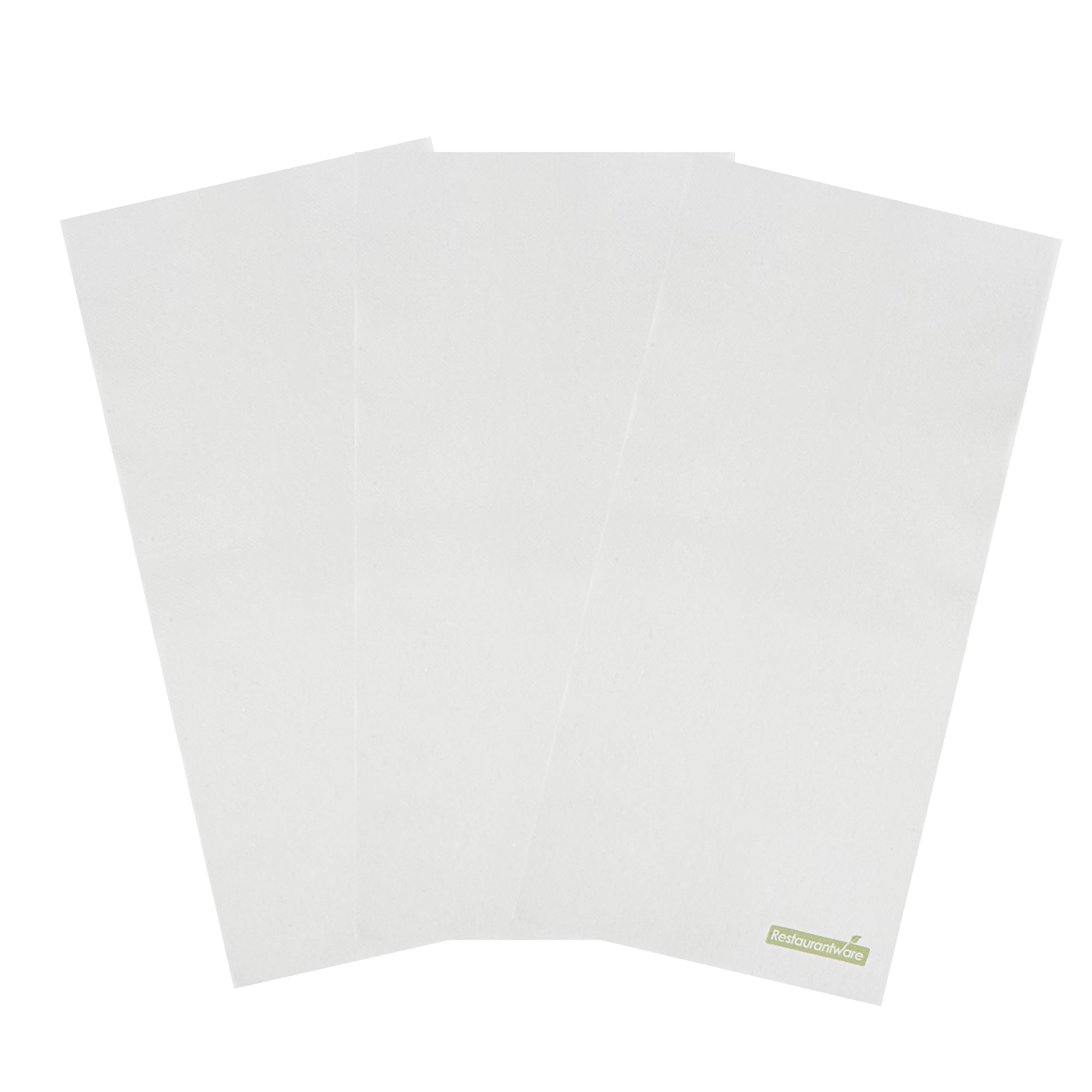 Luxenap - Toallas de invitados con tacto de lino de 15.8 x 7.9 pulgadas, 50 toallas de mano, pliegue de ¼, servilletas de papel blanco, desechables, para baños, cocinas y mesas Restaurantware